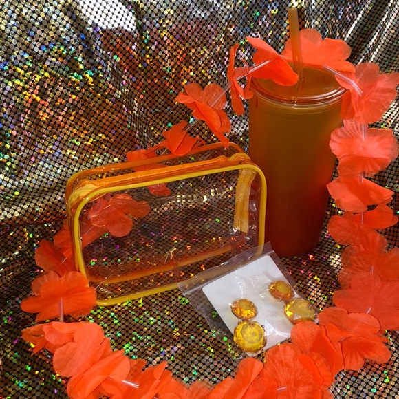 Orangey Orange Pretty Bundle of 3 - Picture 3 of 5